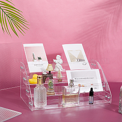4-Tier Acrylic Display Risers for Jewelry&nbsp;ODIS-WH0030-175A-01