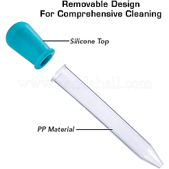 プラスチックドロッパー  目盛付きピペットを移す  ミックスカラー  122x12~23mm  容量：5ミリリットル&nbsp;TOOL-BC0008-40