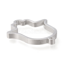 Non-Tarnish 304 Stainless Steel Open Back Bezel Pendants&nbsp;STAS-K208-05P-A