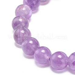 Natural Amethyst Beaded Stretch Bracelet&nbsp;BJEW-JB08879-05