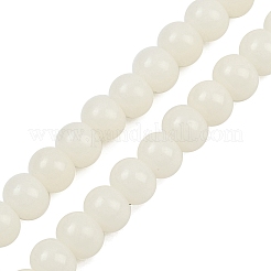 Natural Bodhi Root Beads Strand&nbsp;WOOD-B010-B02-7x9mm