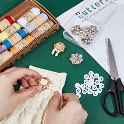 Alloy Cufflinks & 4-Hole Plastic Buttons&nbsp;HJEW-NB00251