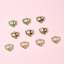10Pcs Alloy Enamel Pendants&nbsp;ENAM-FS0003-23
