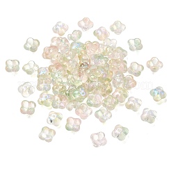 Electroplate Transparent Glass Beads&nbsp;GLAA-A045-03