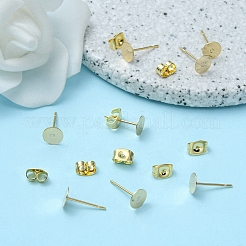 20Pcs 304 Stainless Steel Stud Earring Findings&nbsp;STAS-YW0001-42D