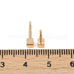 Brass Stud Earrings for Women&nbsp;EJEW-G441-05B-G