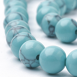 Synthetic Turquoise Beads Strands&nbsp;G-S295-11A-10mm