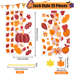 Rectangle Plastic Candy Bags for Thanksgiving Day&nbsp;CON-BC0007-06
