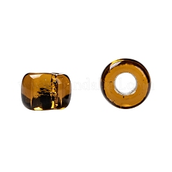 トーホー 15/0ラウンドビーズ  日本製シードビーズ  （シルバーの裏地付きスモーキートパーズ34)個  1.5mm  穴：0.7mm  約3000個/10g&nbsp;X-SEED-TR15-0034