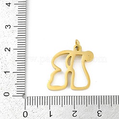 304ステンレスペンダント  キュービックジルコニア付き  丸カン付き文字チャーム  18KGP本金メッキ  文字r  19.5x19x2mm  穴：3mm&nbsp;STAS-R137-01G-R