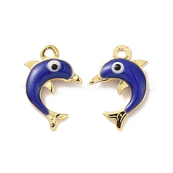Brass Enamel Pendants&nbsp;KK-J302-06G