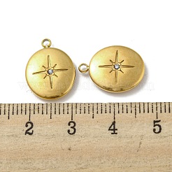 304 Stainless Steel Pendants&nbsp;STAS-L022-051G