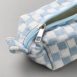 Tartan Polyester Makeup Zipper Bags&nbsp;ABAG-WH0046-83