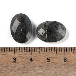 天然石ラブラドライトカボション  オーバル  多面カット  18x13x5.5~6.5mm&nbsp;G-O175-15O-01