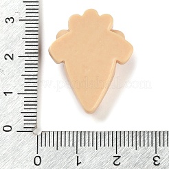 クマのクリームバッグ不透明樹脂デコデンカボション  模造食品  ジュエリー作りのための  食べ物  27x21.5x8mm&nbsp;X-CRES-Q220-05E
