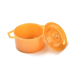 10個のDIYプラスチック製ミニチュア台所用品セット  子供用キッチン食器玩具  ゴールデンロッド  14~55x7~37x3~17mm  穴：1~2mm  10個/セット&nbsp;AJEW-K030-02B