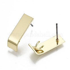 Rack Plating Iron Stud Earring Findings&nbsp;IFIN-N008-006-RS