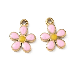 304 Stainless Steel Enamel Pendants&nbsp;STAS-G387-02G-B