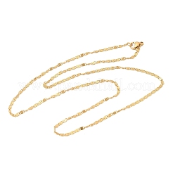 Unisex 304 Stainless Steel Lumachina Chain Necklaces&nbsp;NJEW-K305-13G