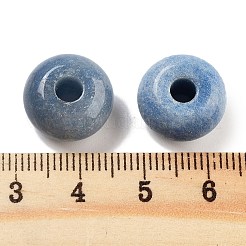 Dyed & Heated Natural Blue Aventurine European Beads&nbsp;G-C134-04D