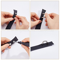 12セット3色の合金装飾バックル  ネジ付き  アーチ  ミックスカラー  20x25x4.5mm  4セット/カラー&nbsp;FIND-HS0002-29