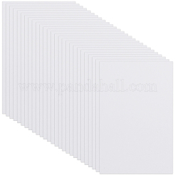 空白の紙カード  長方形  ホワイト  145x95x0.5mm&nbsp;DIY-WH20058-03A