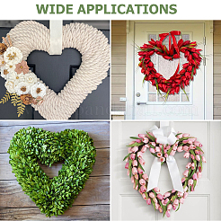 2Pcs Iron Wreath Frames&nbsp;DIY-CP0013-24A