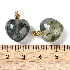 Natural Prehnite Pendants&nbsp;G-J386-H17-G