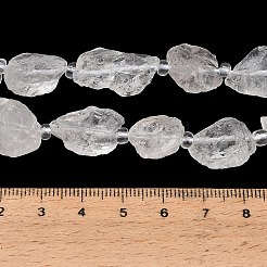 Natural Quartz Crystal Beads Strands&nbsp;GG-CBA0B77-A27-03