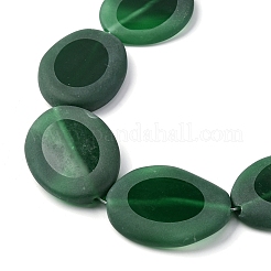 Natural Green Onyx Agate Beads Strands&nbsp;G-P570-B02-01