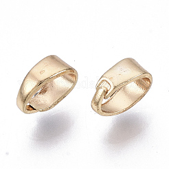 真鍮製バチカン  ニッケルフリー  18KGP本金メッキ  6x4x3mm  穴：5x3mm&nbsp;X-KK-N231-71-NF