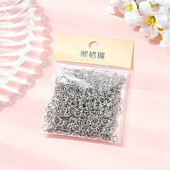 Shegrace 30g 真鍮製オープン丸カン  丸く切ったのこぎり  カドミウムフリー＆ニッケルフリー＆鉛フリー  プラチナメッキ  20ゲージ  5x0.8mm  内径：4mm  約789個/袋&nbsp;XGRPCN167-239P