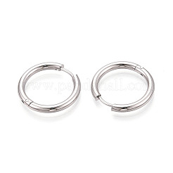 304 Stainless Steel Hoop Earrings&nbsp;EJEW-T048-24C-P