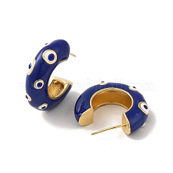 Rack Plated Brass Stud Earrings&nbsp;EJEW-H004-02G-02