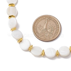 Natural Freshwater Shell Beaded Necklaces for Women&nbsp;NJEW-JN04829