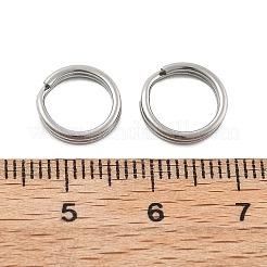 304 Stainless Steel Double Loops Jump Rings&nbsp;STAS-A111-03P