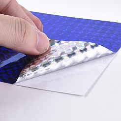 Waterproof Holographic Adhesive Craft Vinyl Sheets&nbsp;DIY-WH0167-04E