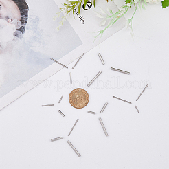 300個6スタイル304ステンレススチールチューブビーズ  ステンレス鋼色  10~25x1.5~3mm  穴：1~2.5mm  50個/スタイル&nbsp;STAS-DC0013-23