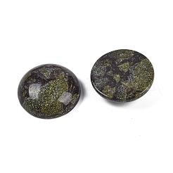 天然のドラゴンの血カボション  半円  18x6~8mm&nbsp;G-T020-18mm-39