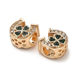 Alloy Rhinestone European Beads&nbsp;FIND-Q115-09G