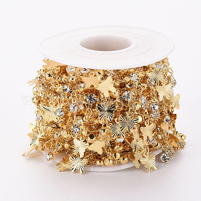 Handmade Brass Beaded Chains&nbsp;CHC-S012-052-1