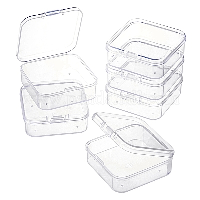 Square Plastic Bead Storage Containers&nbsp;CON-FS0001-07A-1