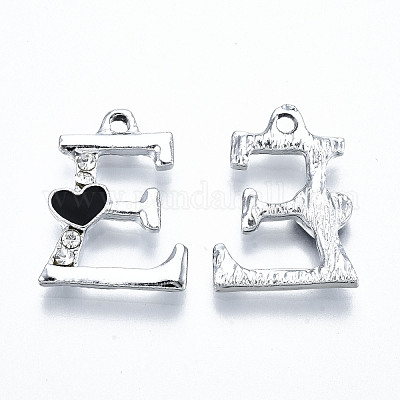 UV Plated Alloy Enamel Pendants&nbsp;X-PALLOY-S181-002-RS-1