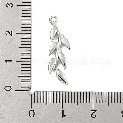 Brass Micro Pave Clear Cubic Zirconia Pendants&nbsp;KK-U015-13P-1-1