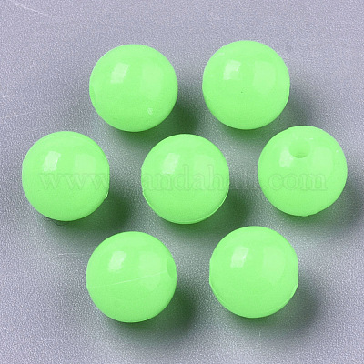 Luminous Acrylic Beads&nbsp;MACR-N008-25-6MM-1