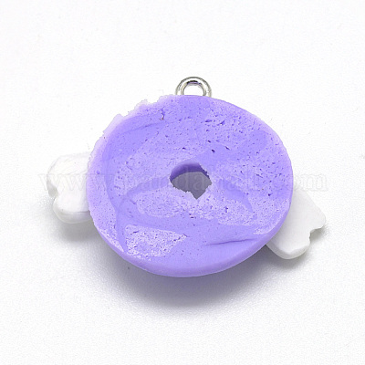 Handmade Polymer Clay Pendants&nbsp;X-CLAY-Q240-021D-1