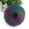 Gradient Color Wool Thread, Section Dyed Icelandic Wool Thread, Soft and Warm, for Hand-woven Shawl Scarf Hat, Colorful, 2mm