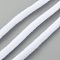 Polycotton Soft Drawstring Rope Replacement, Drawstring Cord, for Coats, Pants, Shorts, White, 6mm