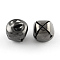 Iron Bell Charms, Gunmetal, 13x12.5x12.5mm, Hole: 4.5x3mm