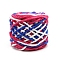 Soft Crocheting Polyester Yarn, Thick Knitting Yarn for Scarf, Bag, Cushion Making, Segment Dyed, Colorful, 7mm